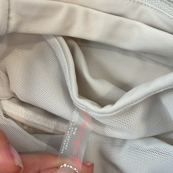 FP Movement Righteous Runsie Ivory Cutout Dress size medium - Picture 4 of 4